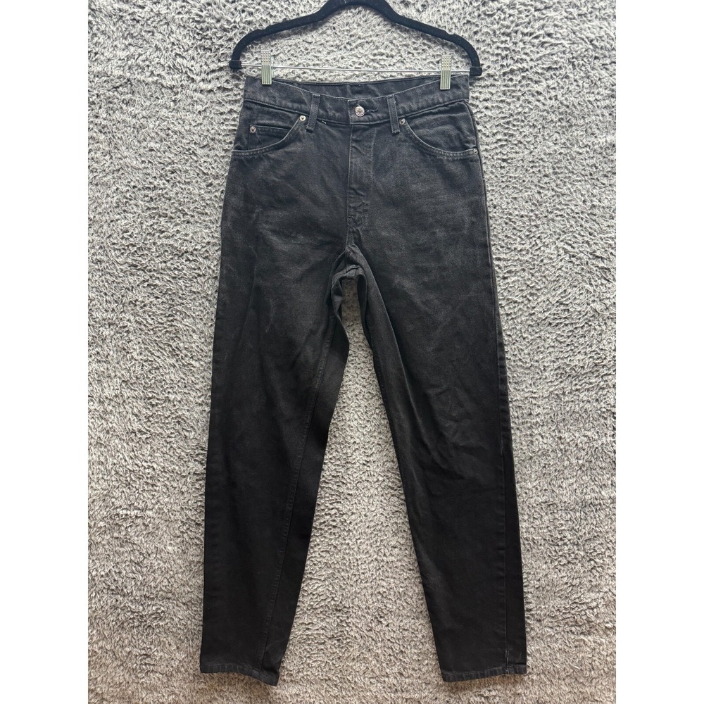 Levi Strauss & Co. Black High Rise Boyfriend Fit Straight Denim Jeans Size 30x34
